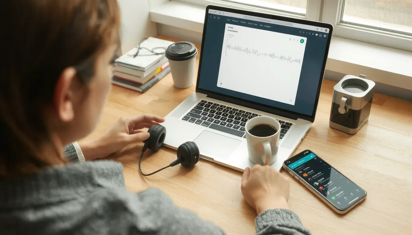 Comment transcrire un audio en texte
