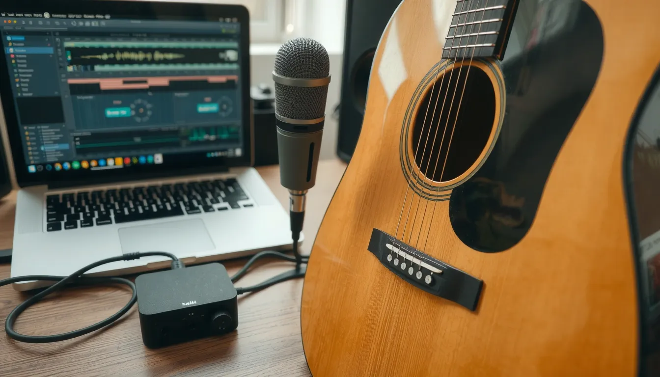 enregistrer guitare acoustique sur pc
