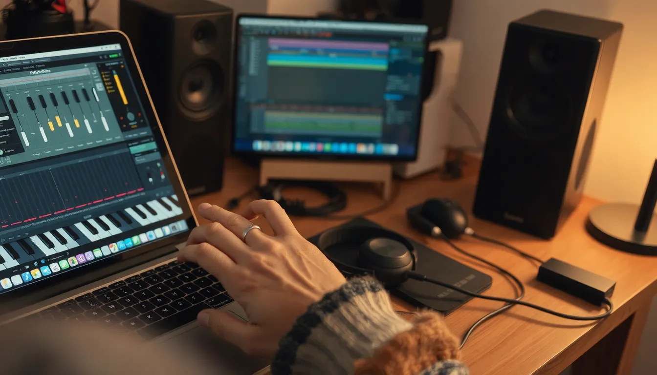 mixer de la musique